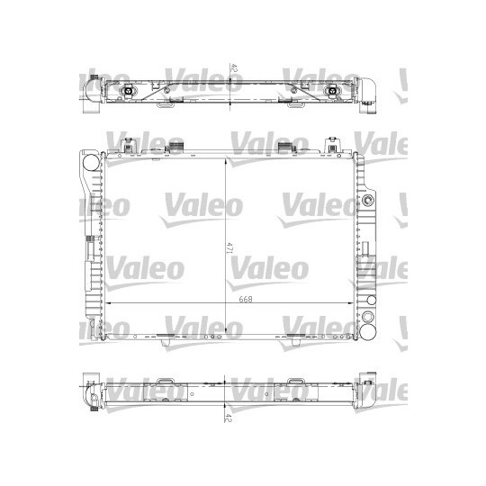 732447 - Radiator, engine cooling 