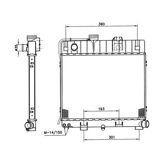 51345 - Radiator, engine cooling 