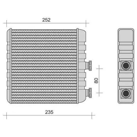 350218270000 - Heat Exchanger, interior heating 