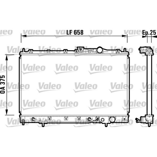 734127 - Radiator, engine cooling 