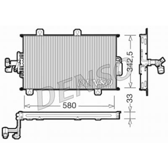 DCN09140 - Condenser, air conditioning 
