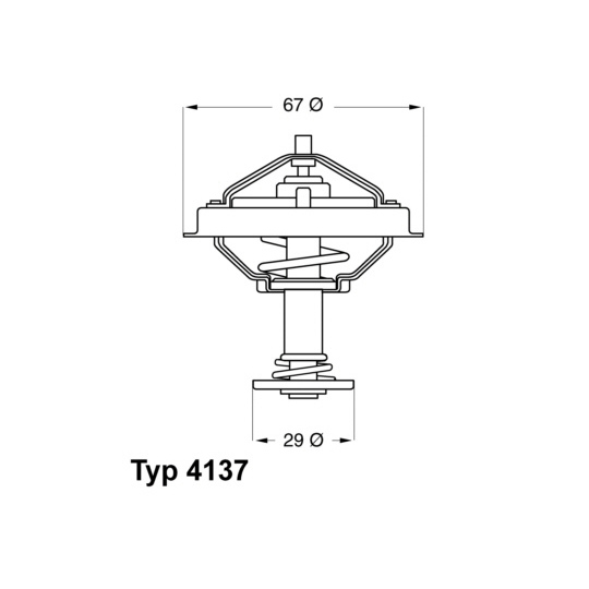 4137.71D - Termostat, kylvätska 