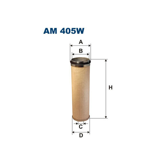 AM 405W - Sekundärluftfilter 