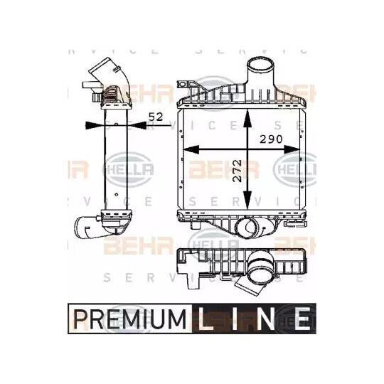 8ML 376 723-701 - Laddluftkylare 