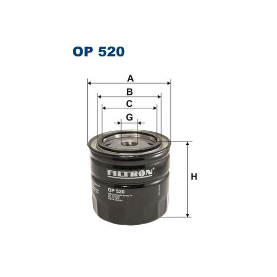 OP 520 - Oil filter 