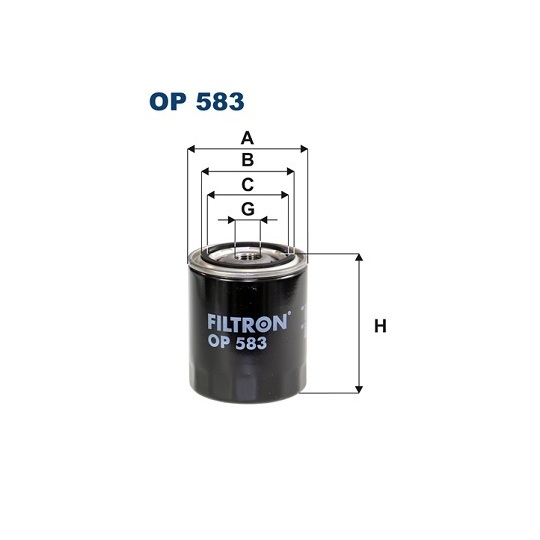 OP 583 - Oil filter 