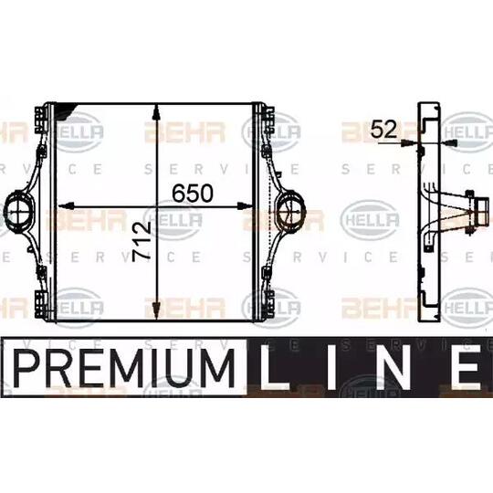 8ML 376 724-031 - Kompressoriõhu radiaator 