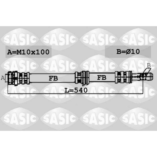 6606061 - Brake Hose 