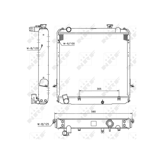 52185 - Radiator, engine cooling 