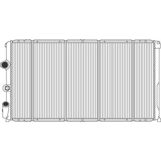 350213992000 - Radiator, engine cooling 