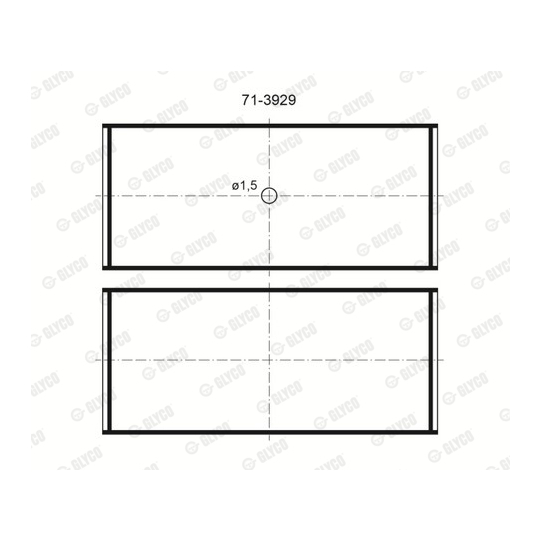 71-3929/4 STD - Big End Bearings 