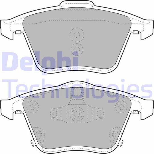 LP2025 - Brake Pad Set, disc brake 