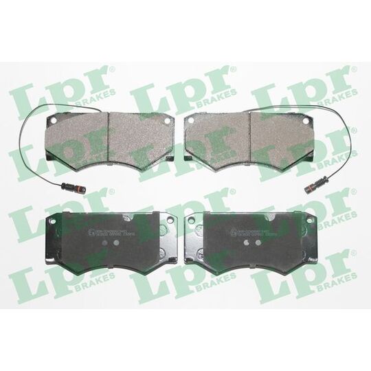 05P660 - Brake Pad Set, disc brake 