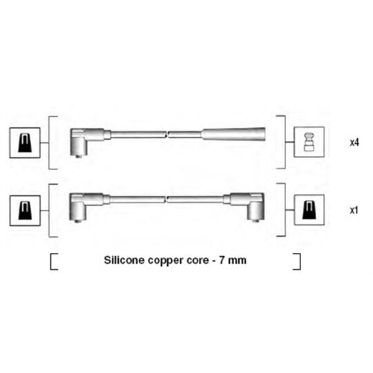 941155080745 - Ignition Cable Kit 