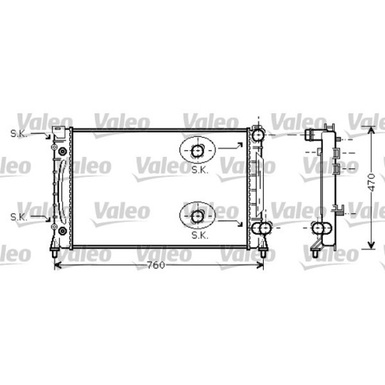 734859 - Radiator, engine cooling 