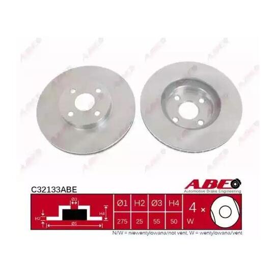 C32133ABE - Brake Disc 