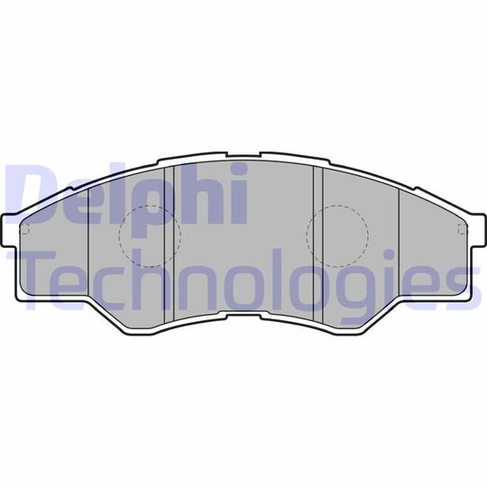 LP2060 - Brake Pad Set, disc brake 