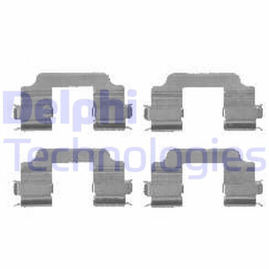 LX0459 - Accessory Kit, disc brake pad 