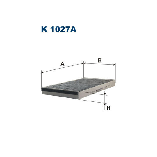K 1027A - Filter, kupéventilation 