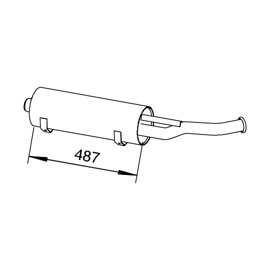 51314 - Middle-/End Silencer 