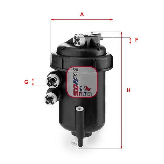 S 5127 GC - Fuel filter 