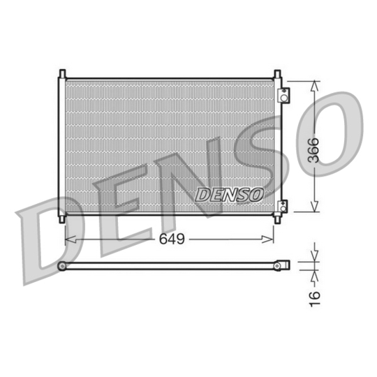 DCN40006 - Condenser, air conditioning 