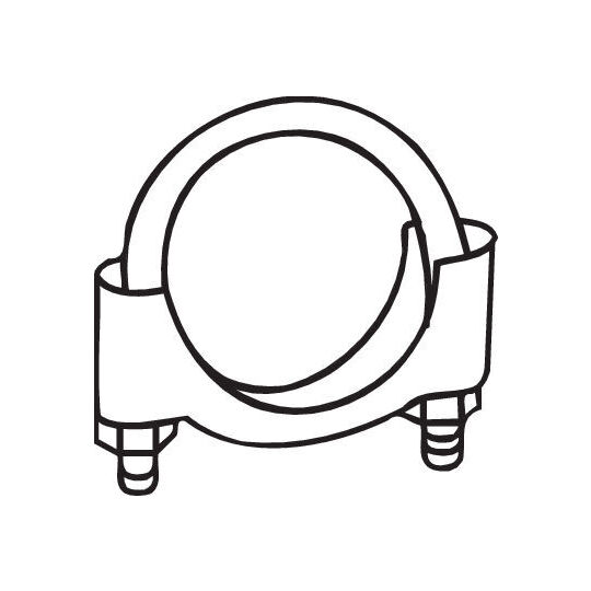 250-258 - Clamp, exhaust system 