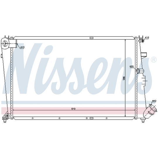 61304 - Radiator, engine cooling 