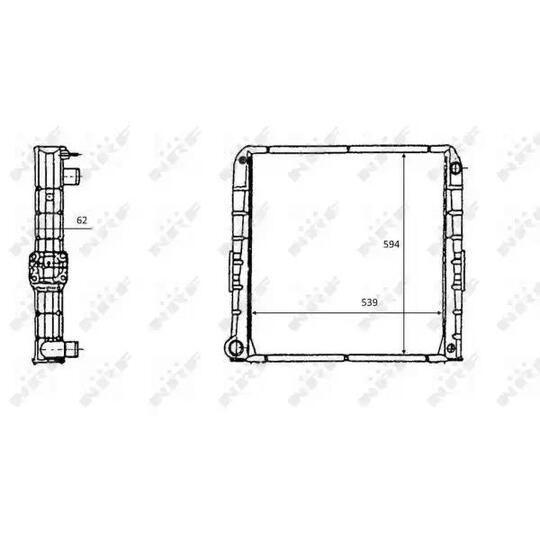 58826 - Radiator, engine cooling 