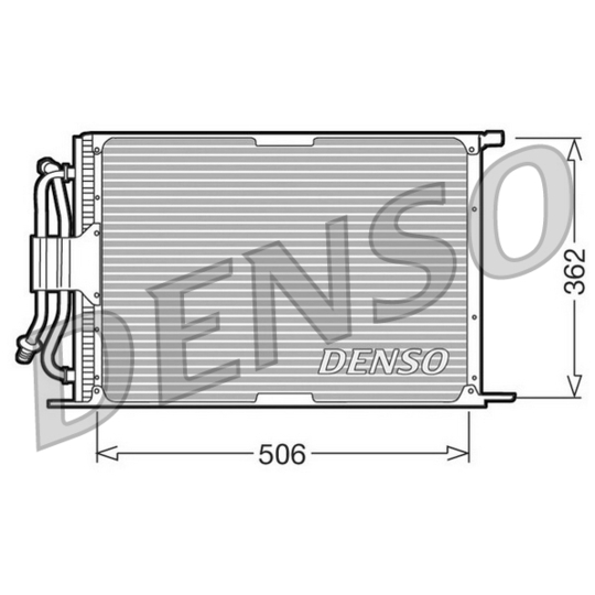 DCN10005 - Lauhdutin, ilmastointilaite 