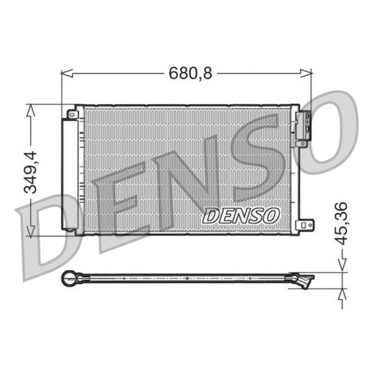 DCN09300 - Condenser, air conditioning 