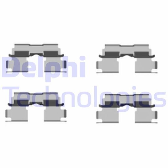 LX0451 - Accessory Kit, disc brake pad 