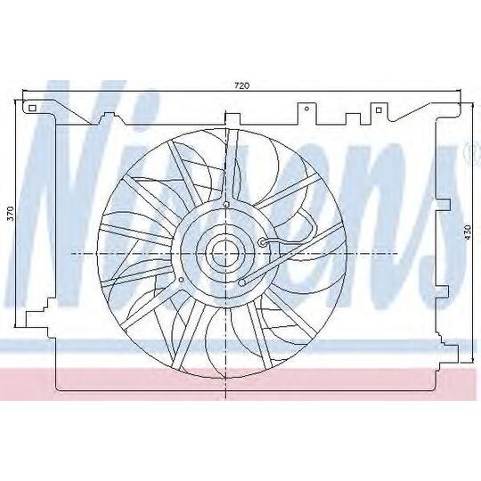 85405 - Fan, radiator 