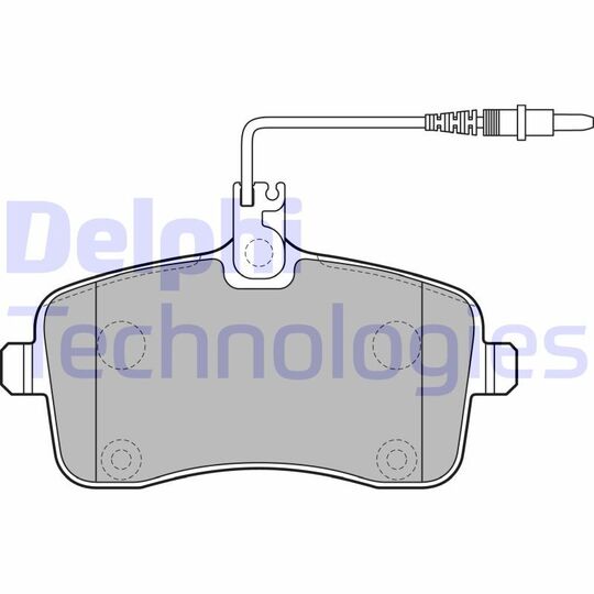 LP2282 - Brake Pad Set, disc brake 