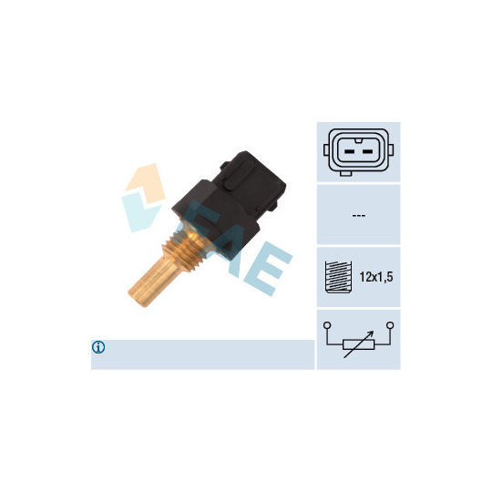 33590 - Sensor, kylmedietemperatur 