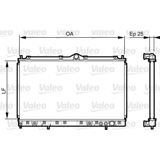 Radiator, engine cooling