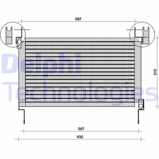 TSP0225006 - Condenser, air conditioning 
