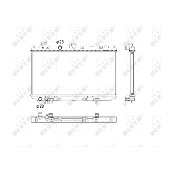 53760 - Radiaator, mootorijahutus 