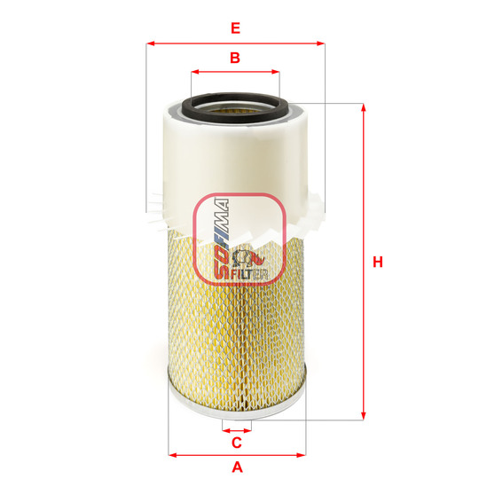 S 8950 A - Air filter 