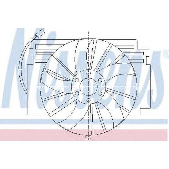 85294 - Fan, A/C condenser 