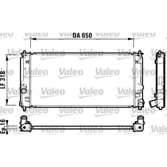 732413 - Radiator, engine cooling 