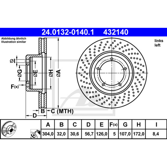 24.0132-0140.1 - Brake Disc 