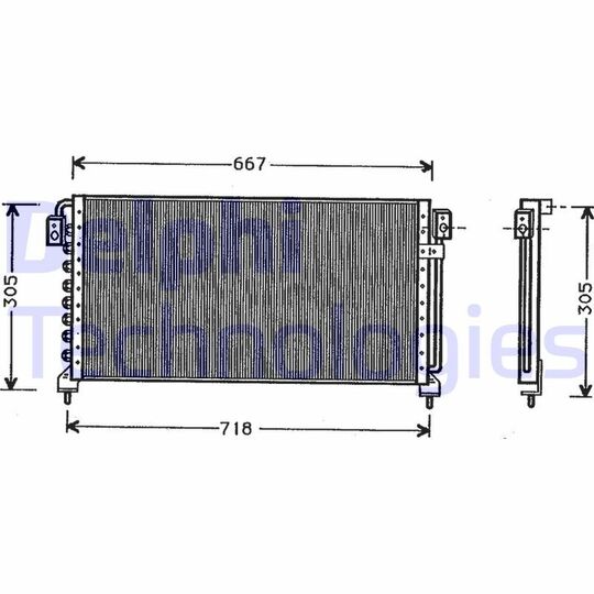 TSP0225378 - Condenser, air conditioning 