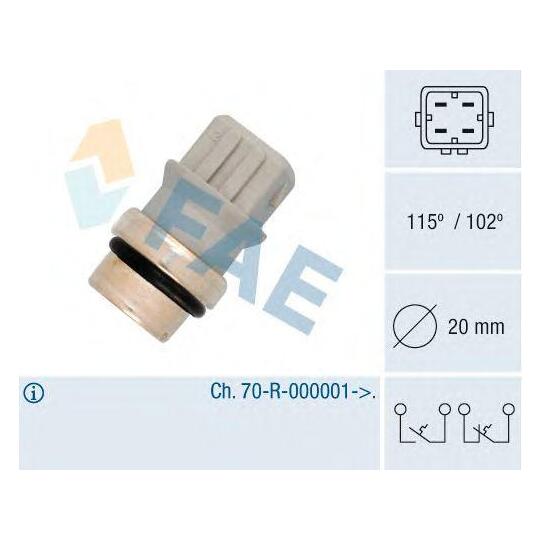 35585 - Temperature Switch, coolant warning lamp 