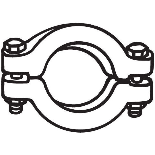 254-300 - Clamp, exhaust system 