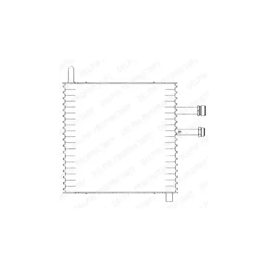 TSP0525011 - Evaporator, air conditioning 