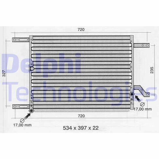 TSP0225231 - Condenser, air conditioning 