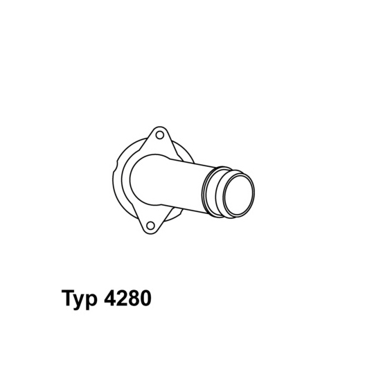 4280.80D - Thermostat, coolant 