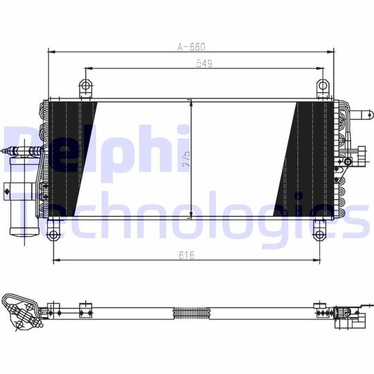 TSP0225147 - Condenser, air conditioning 