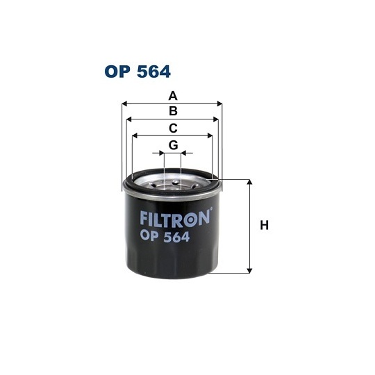 OP 564 - Oil filter 
